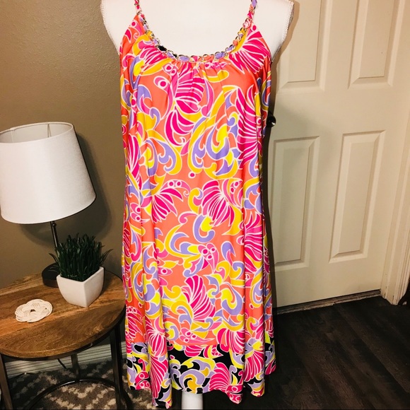 Sam and Jess Dresses & Skirts - COLORFUL SUNDRESS W/ GOLD DETAIL Sam and Jess Dresses & Skirts - COLORFUL SUNDRESS W/ GOLD DETAIL